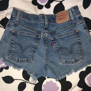 Levi’s denim shorts